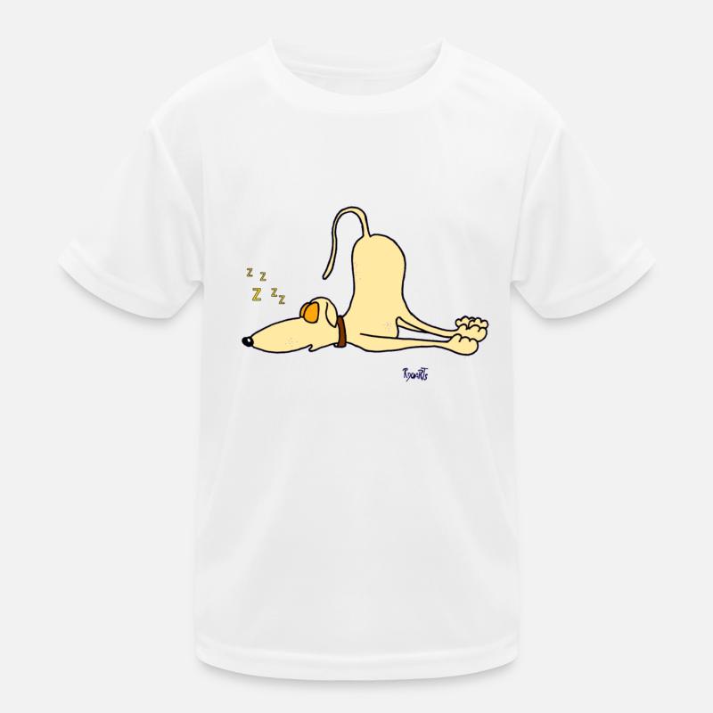 Greyhound - just sleeping Kids Functional T-Shirt