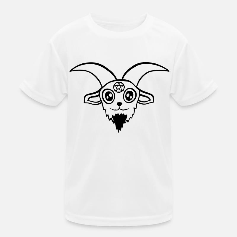 Pentagram Devil Goat Kids Functional T-Shirt
