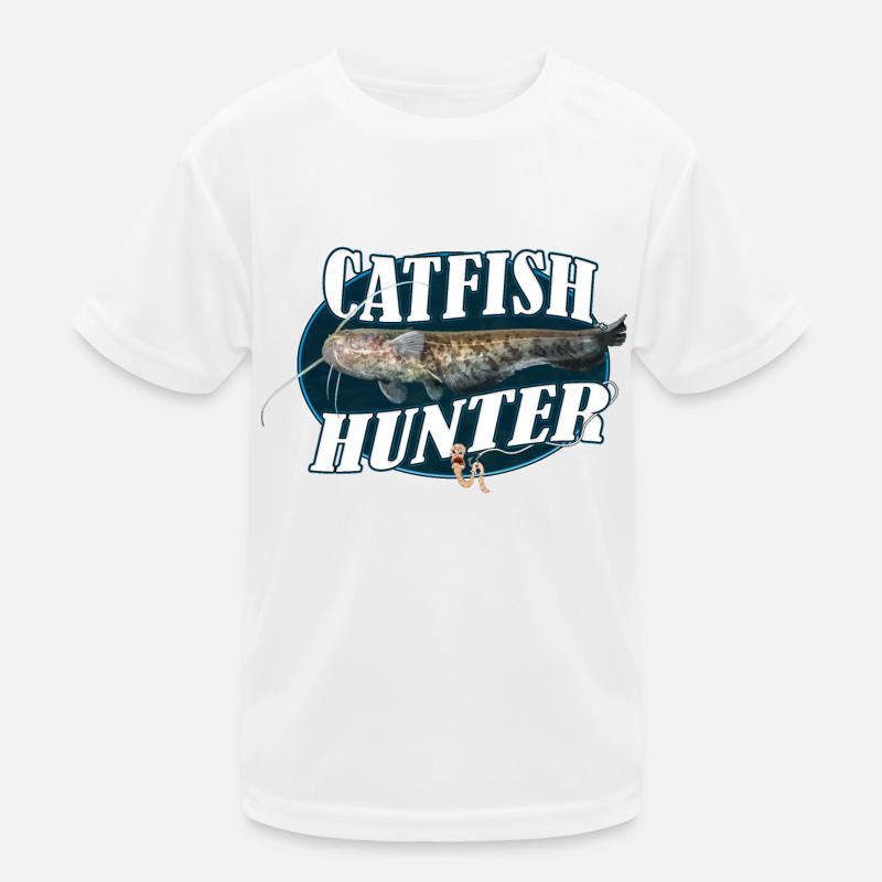 Catfish hunter Kids Functional T-Shirt