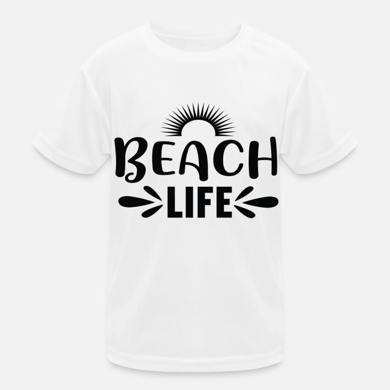 Beach Life Kinder Funktions-T-Shirt