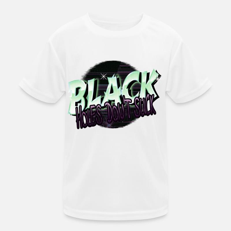 earth physics telescope cool jokes present idea Kinder Funktions-T-Shirt