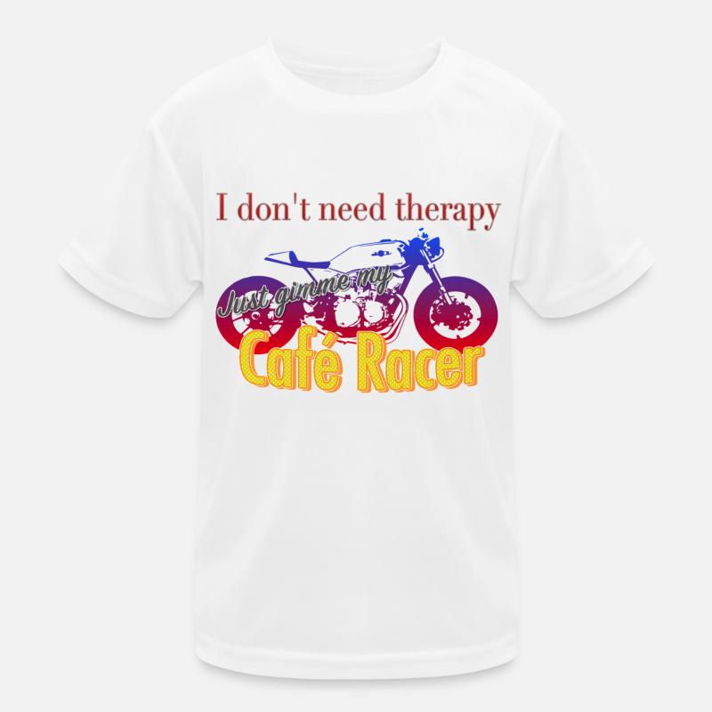 cafe racer Kinder Funktions-T-Shirt