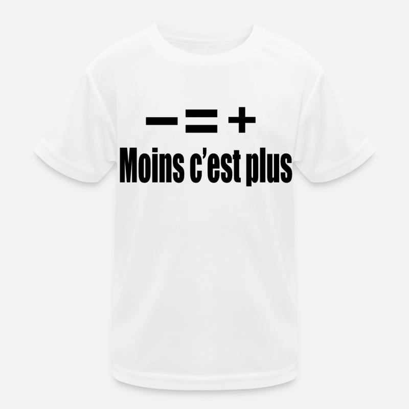 Moins C’est Plus T-shirt sport Enfant