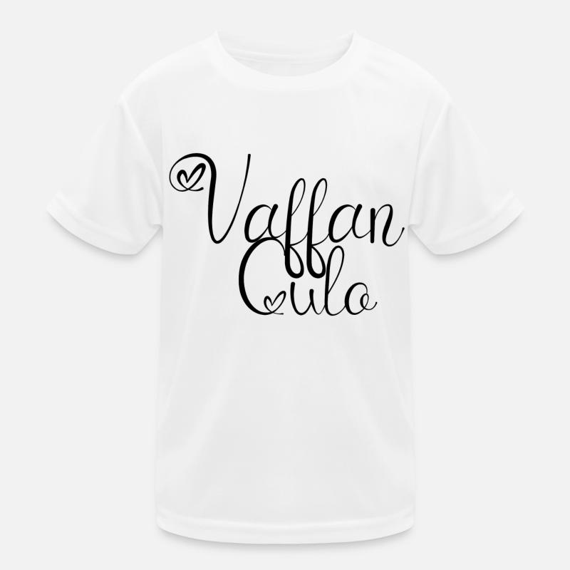 Vaffan Noir T-shirt sport Enfant
