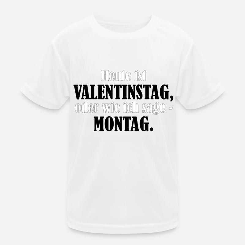 Valentinstag Montag Kinder Funktions-T-Shirt