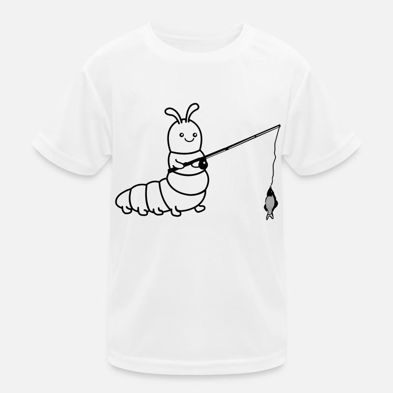 Pêche à la chenille T-shirt sport Enfant