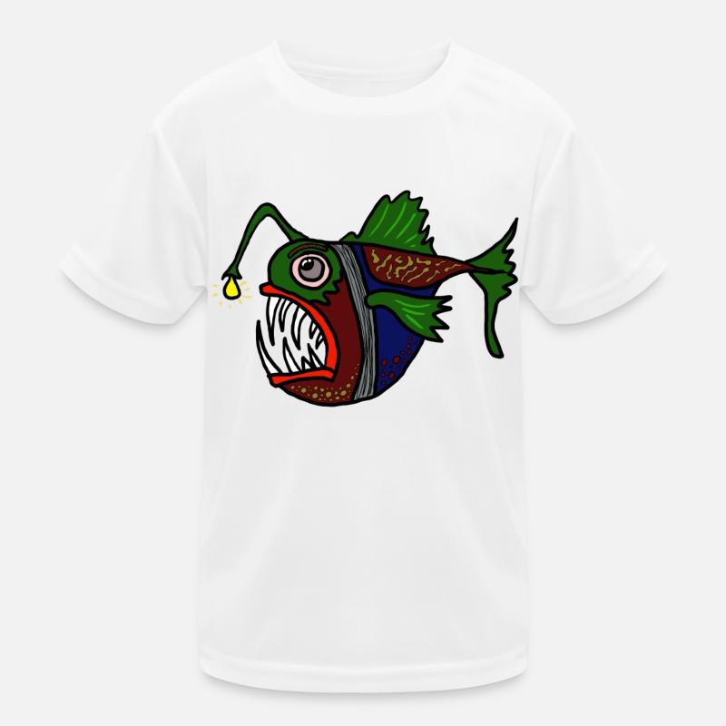 Fisch Kinder Funktions-T-Shirt