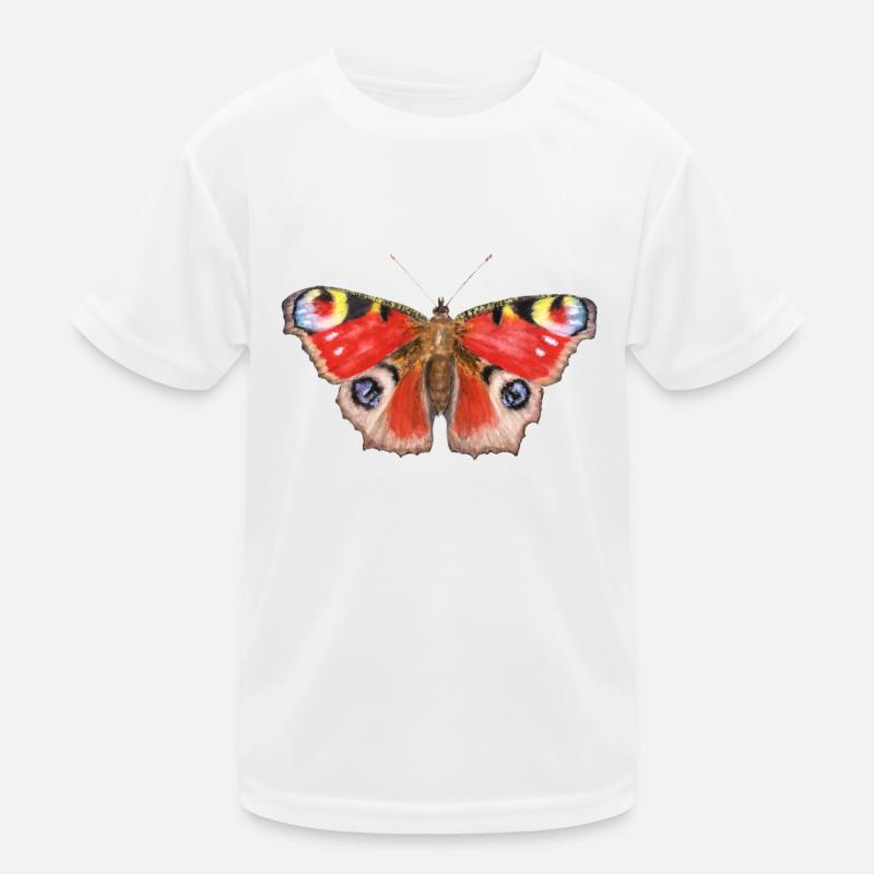 Peacock butterfly Kids Functional T-Shirt