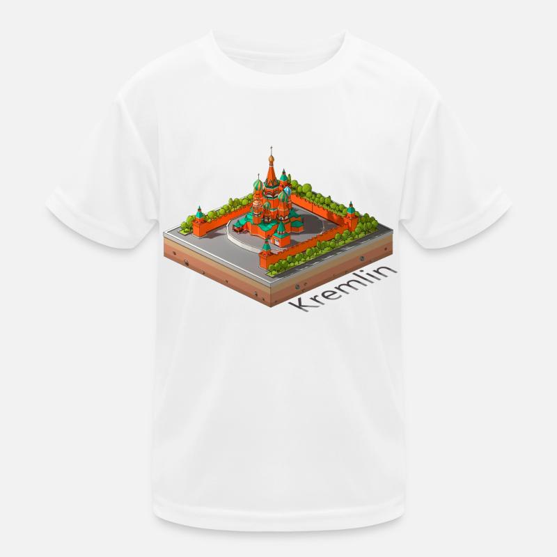 Low poly géométrique Le Kremlin T-shirt sport Enfant