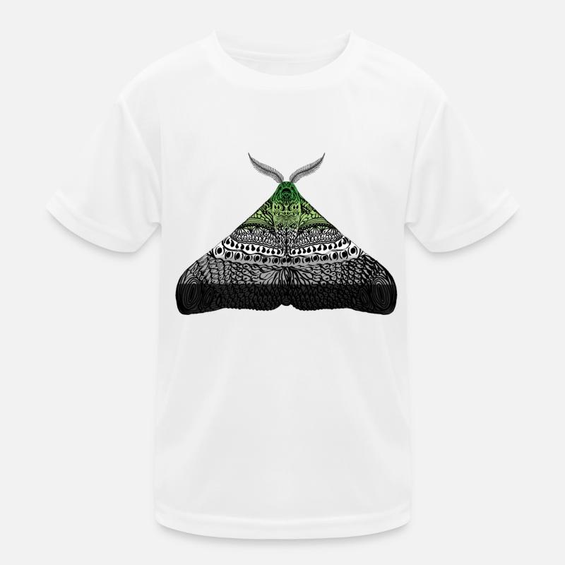 Aromantisch pride Motte Kinder Funktions-T-Shirt