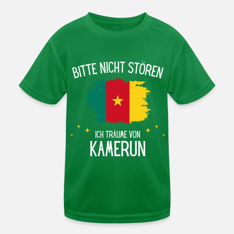 Bitte Nicht Stören Ich Träume Von Kamerun Kinder Funktions-T-Shirt