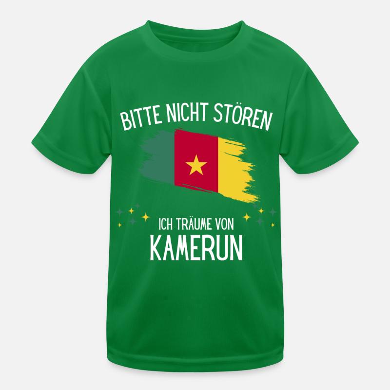 Bitte Nicht Stören Ich Träume Von Kamerun Kinder Funktions-T-Shirt