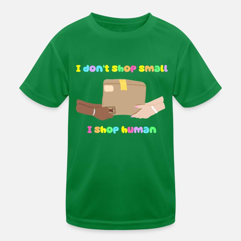 Shop Small, Shop Human Kids Functional T-Shirt