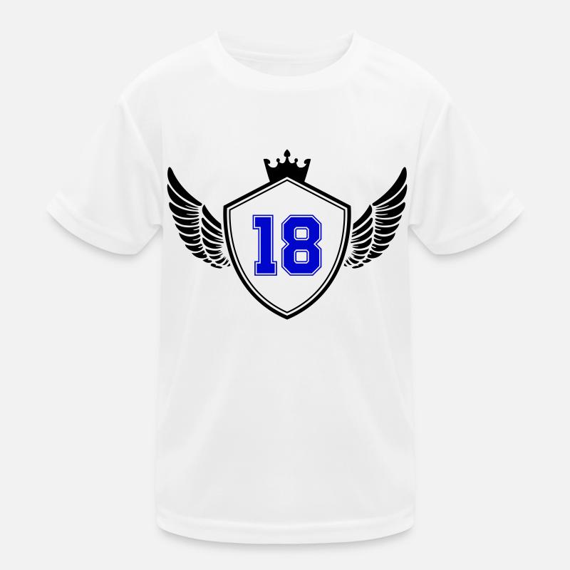 18 wappen Kinder Funktions-T-Shirt