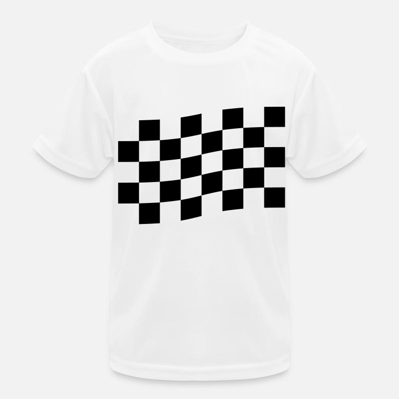 Checkered flag Kids Functional T-Shirt