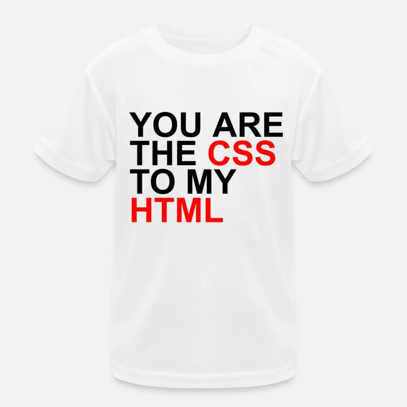 css à mon html T-shirt sport Enfant