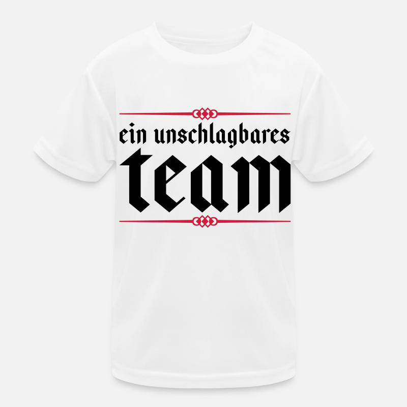 team unschlagbares Kinder Funktions-T-Shirt