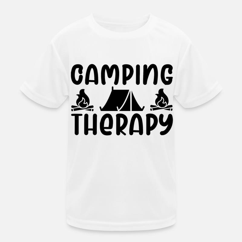 camping therapy Kids Functional T-Shirt