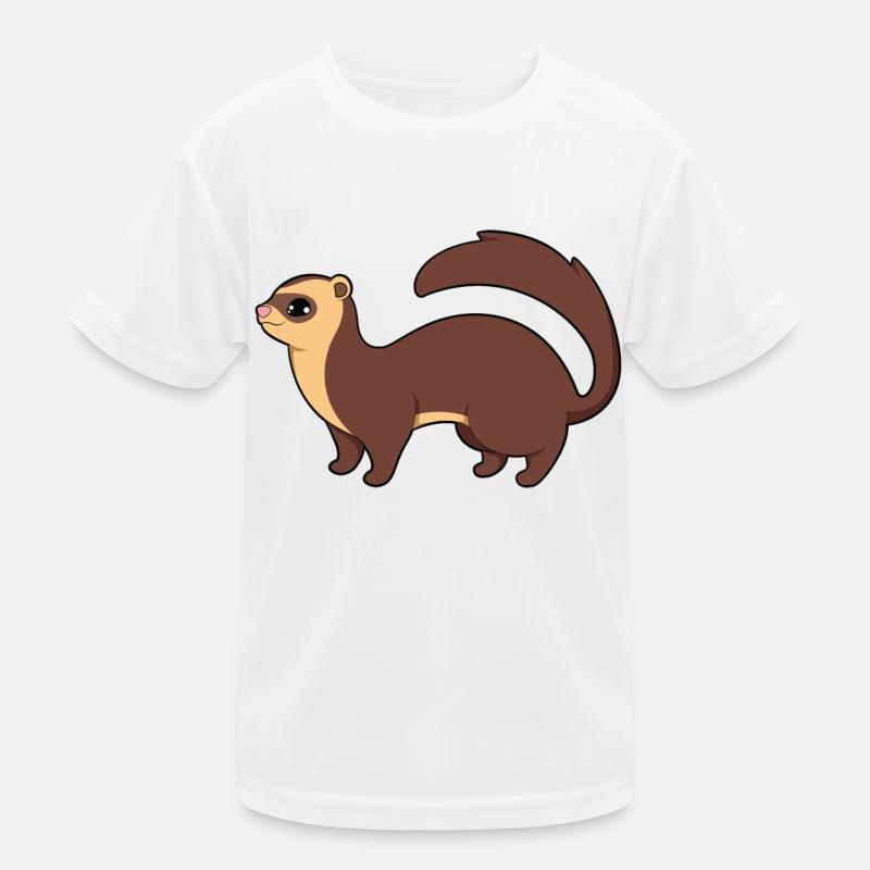 Frettchen Kinder Funktions-T-Shirt