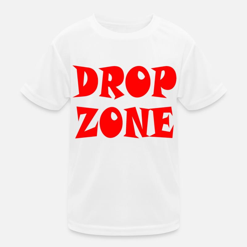 DROP ZONE - Parachutistes! T-shirt sport Enfant