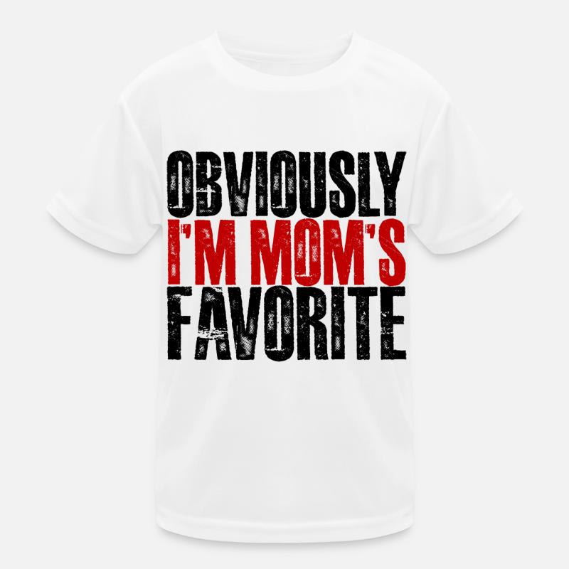Obviously I'm Mom's Favorite 11 Kinder Funktions-T-Shirt