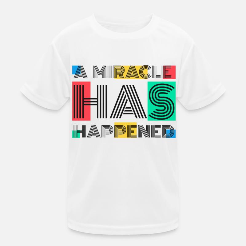 Ein Wunder ist geschehen Kinder Funktions-T-Shirt