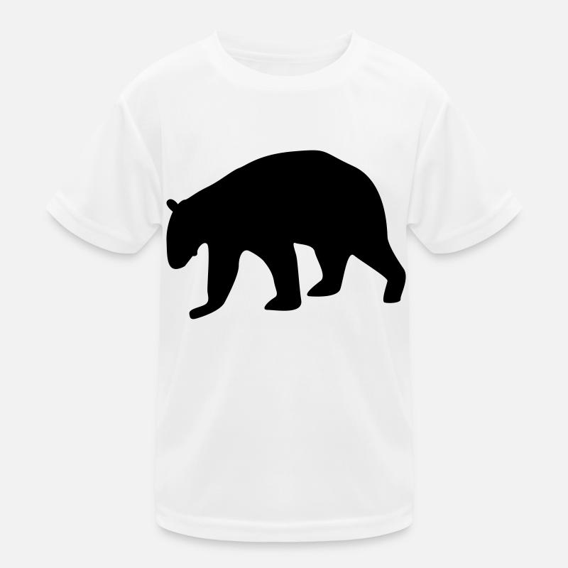 Silhouette d’ours T-shirt sport Enfant