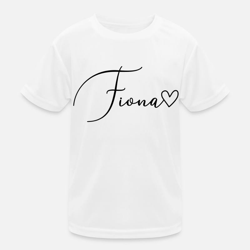 Fiona Name Vorname Mädchen Kinder Funktions-T-Shirt