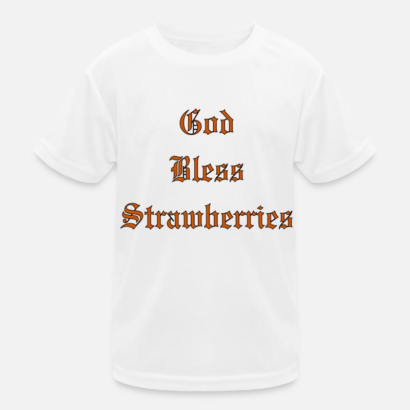 GodBlessStrawberries Kids Functional T-Shirt