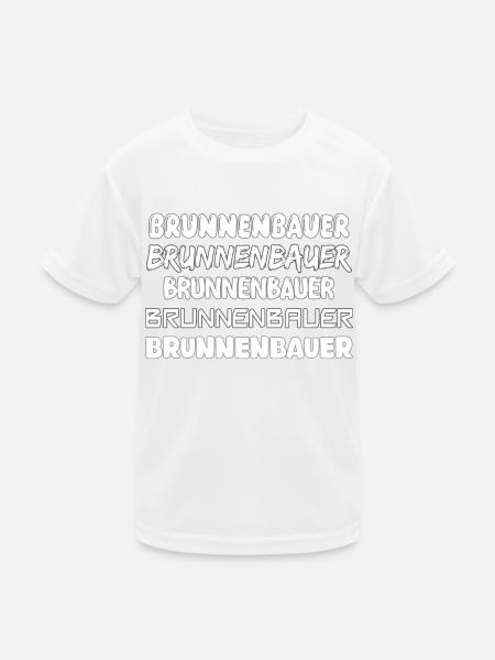 Job Well Builder - T-shirt sport Enfant - blanc - Devant