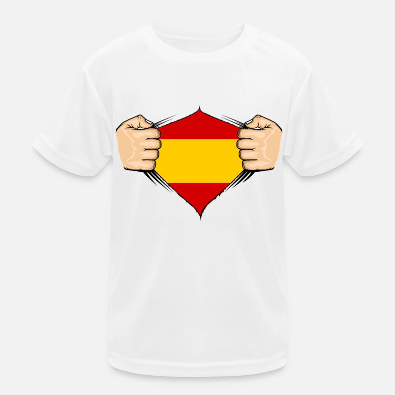 Conception du drapeau de l’Espagne T-shirt sport Enfant
