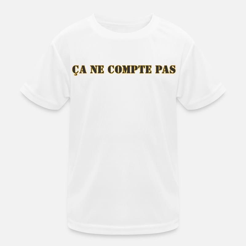 ÇA NE COMPTE PAS T-shirt sport Enfant