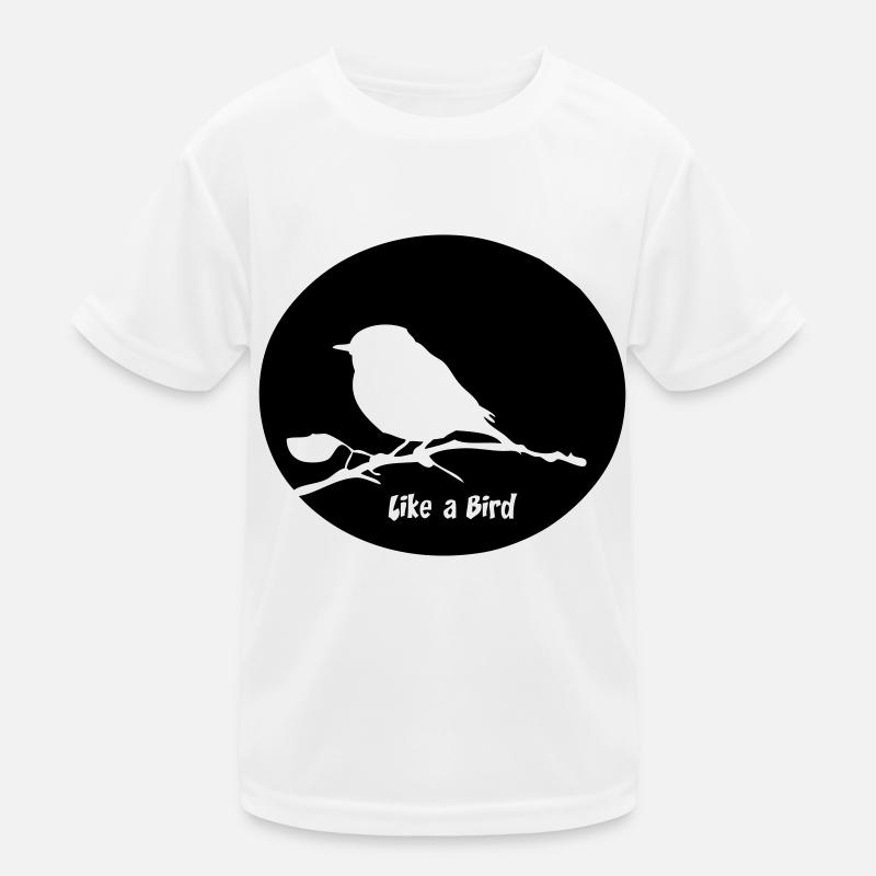 oiseau - Kids Functional T-Shirt - white