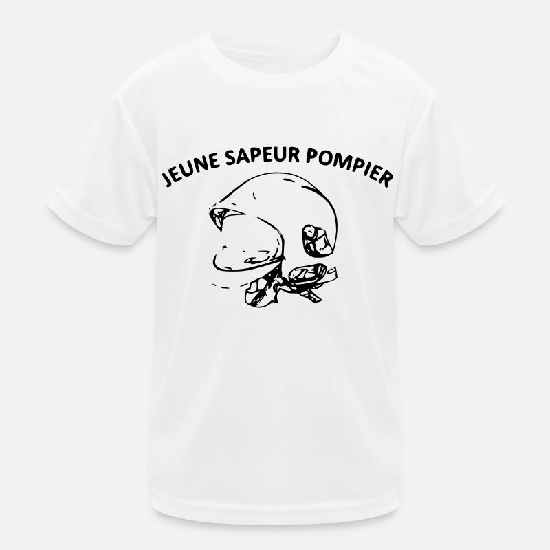 jeune sapeur pompier T-shirt sport Enfant