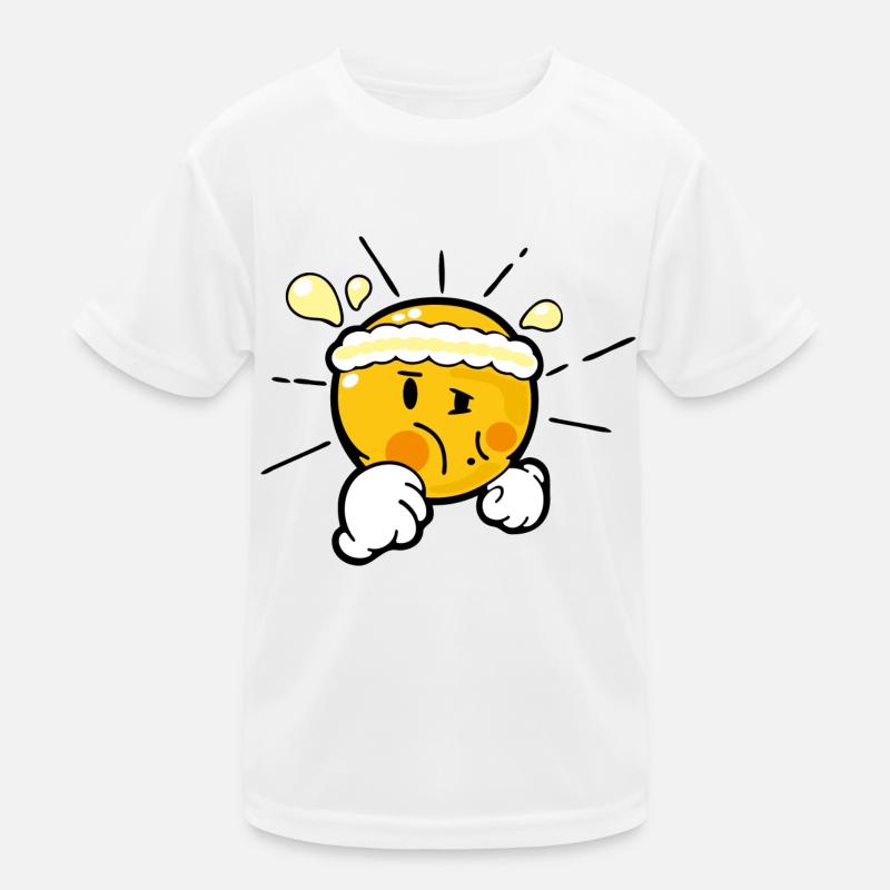 Smiley Running Kinder Funktions-T-Shirt