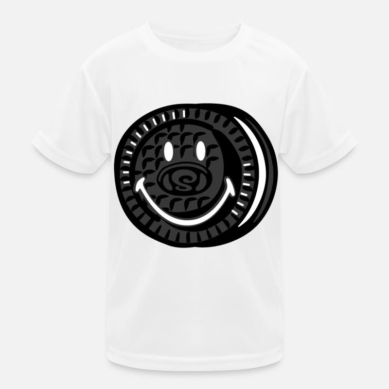 Smiley Oreo Kinder Funktions-T-Shirt
