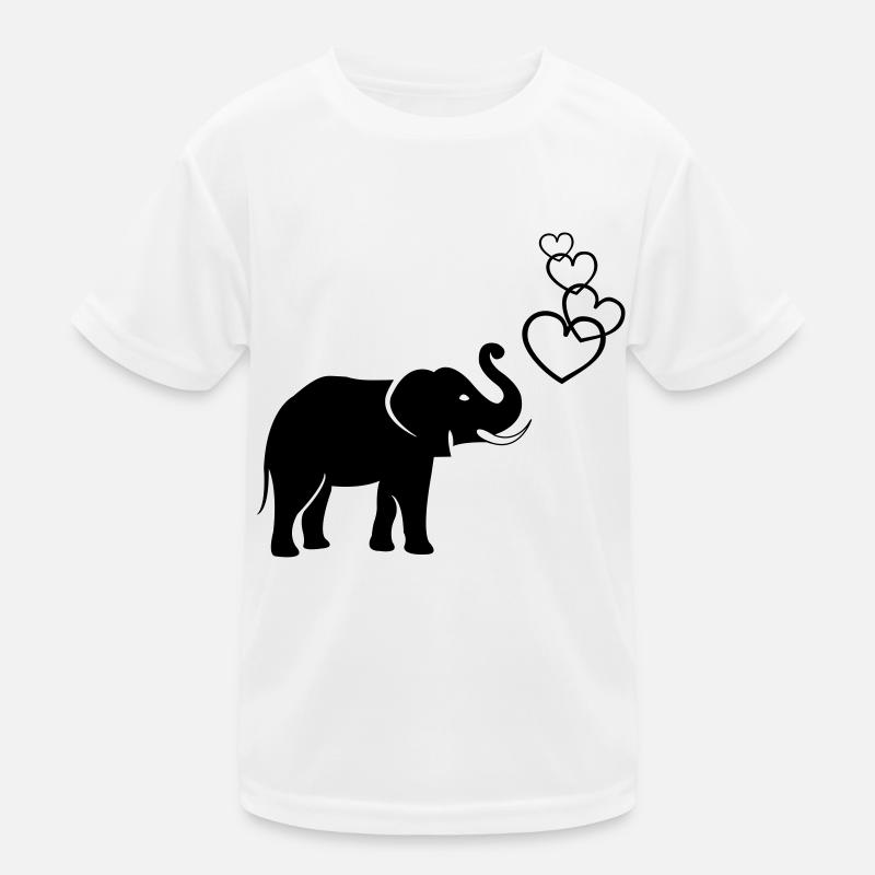 elefanten_love_02 T-shirt sport Enfant