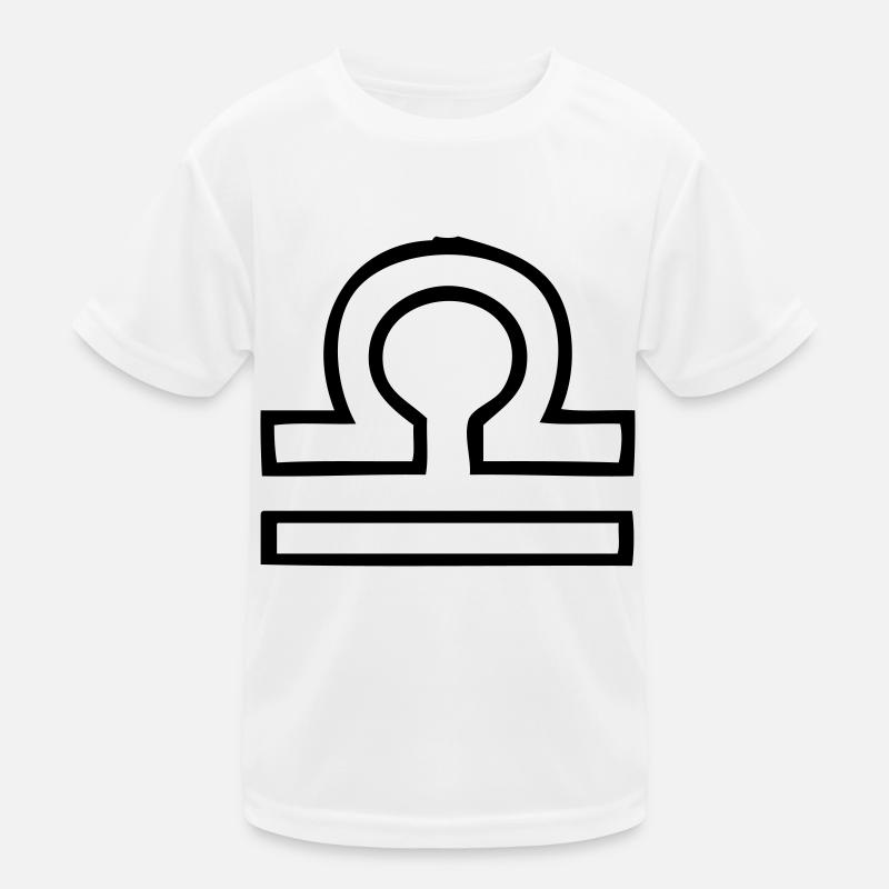 Waage Sternzeichen Kinder Funktions-T-Shirt