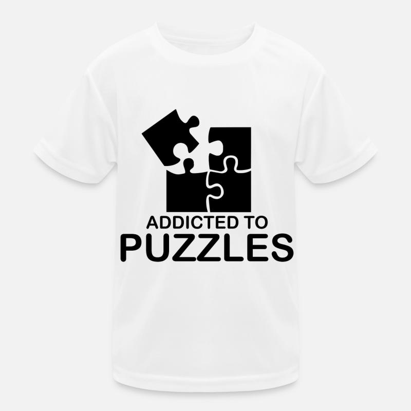 Puzzle Saying Gift Autsimus Puzzles Thinking Sports Kids Functional T-Shirt