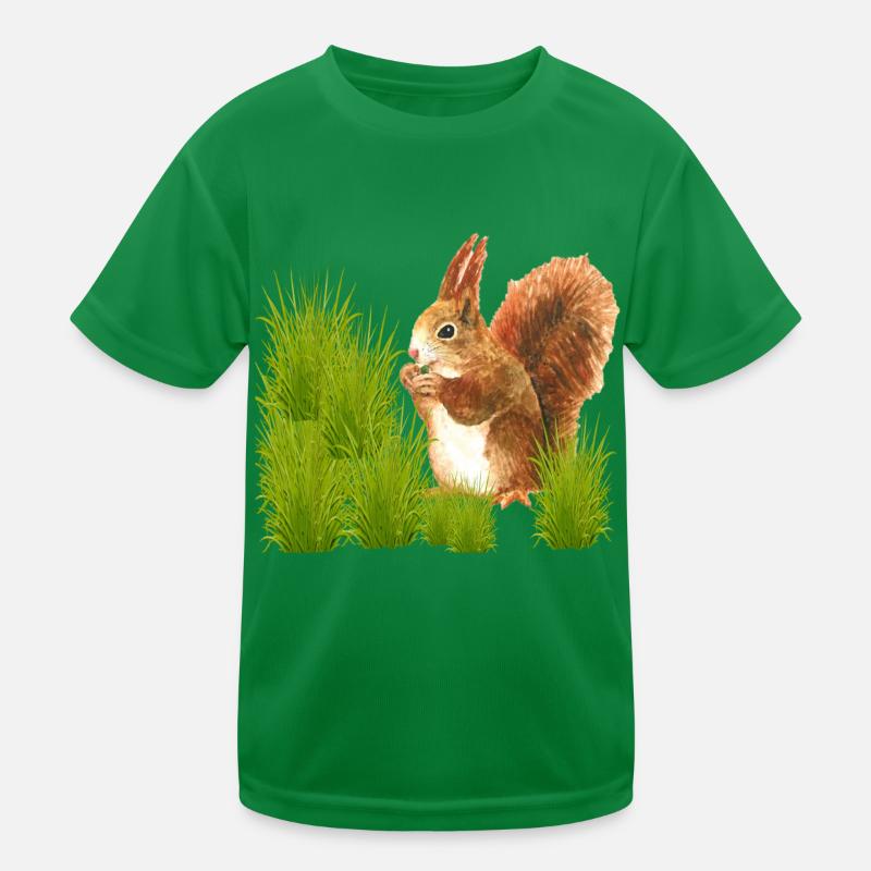 Squirrel design Kids Functional T-Shirt