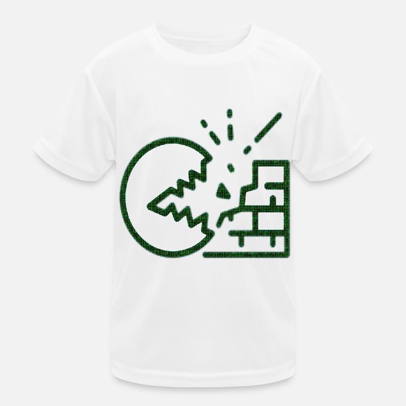 Hacker Symbols Kids Functional T-Shirt