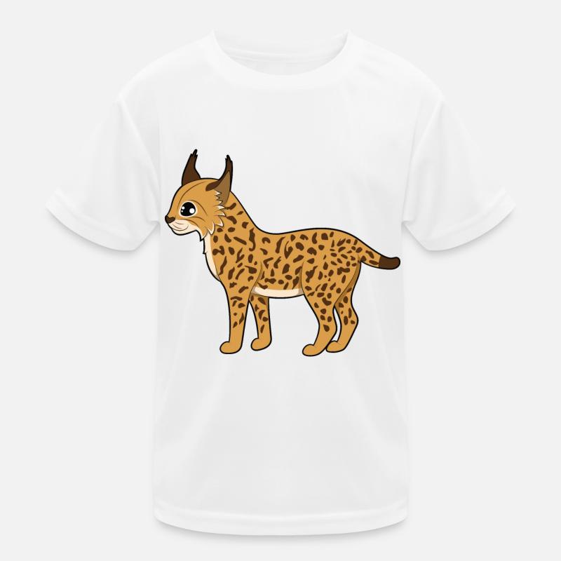 Lynx - Kids Functional T-Shirt - white