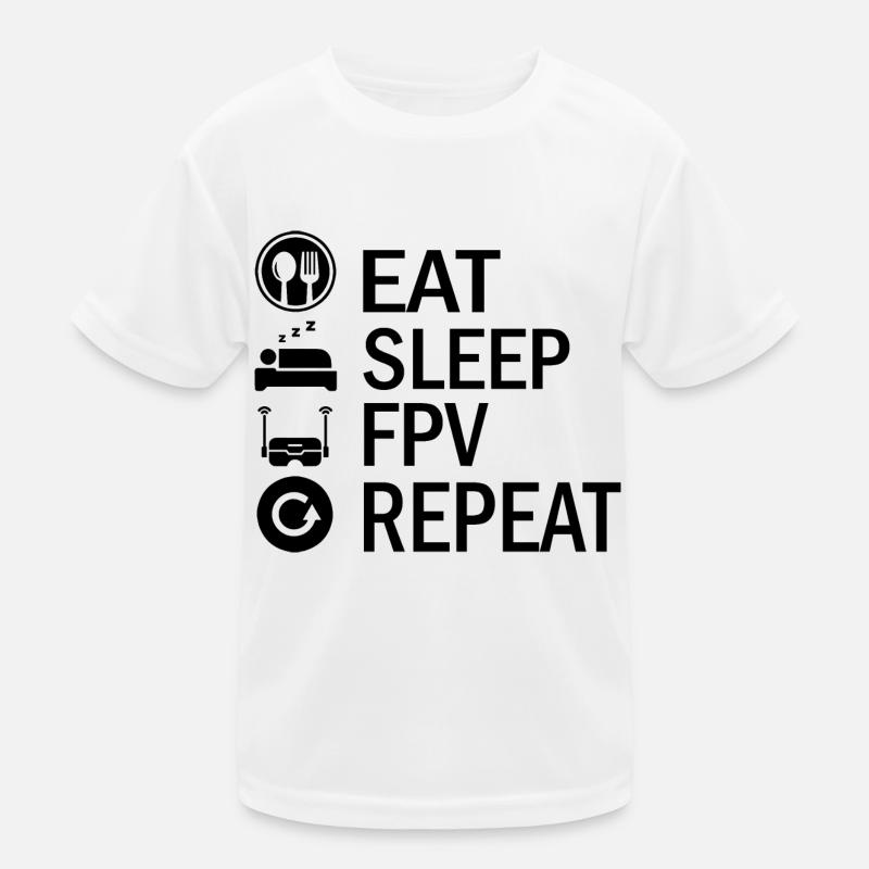Drone FPV Drohnen Kinder Funktions-T-Shirt