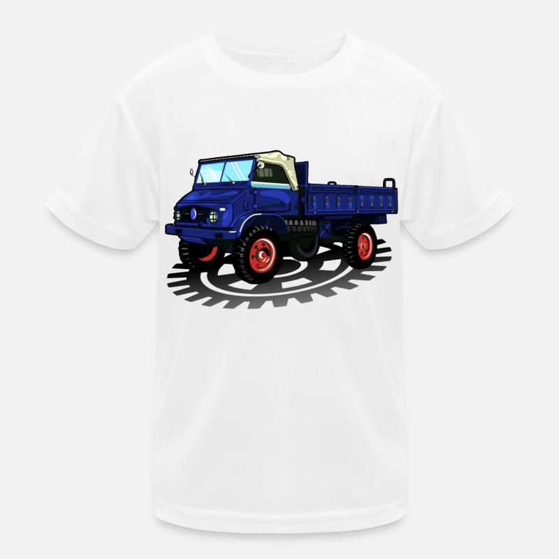 Unimog - Oldtimer - Offroad - Universal motor device Kids Functional T-Shirt