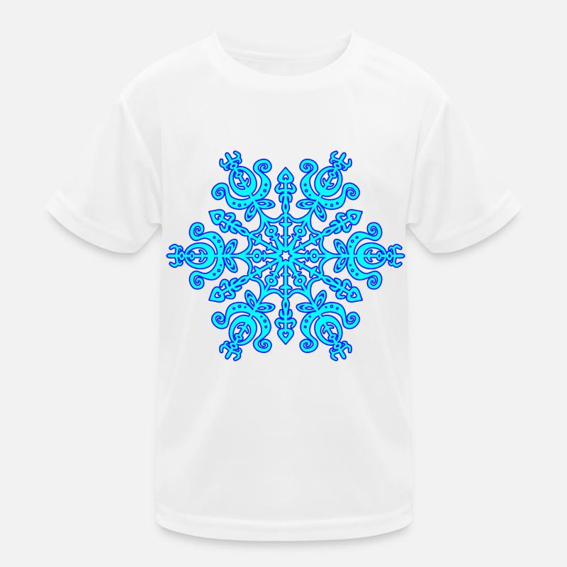Flocon de neige T-shirt sport Enfant