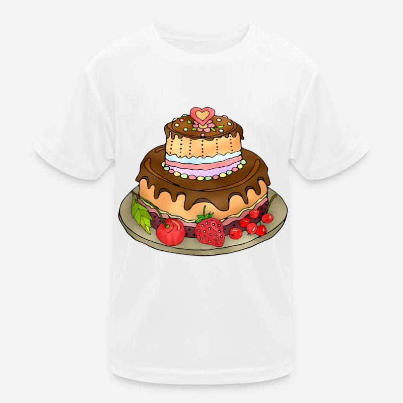 Kuchen Kinder Funktions-T-Shirt