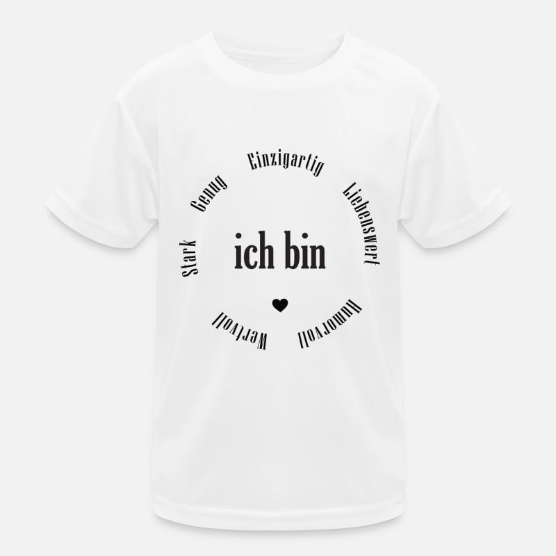 ich bin Kinder Funktions-T-Shirt