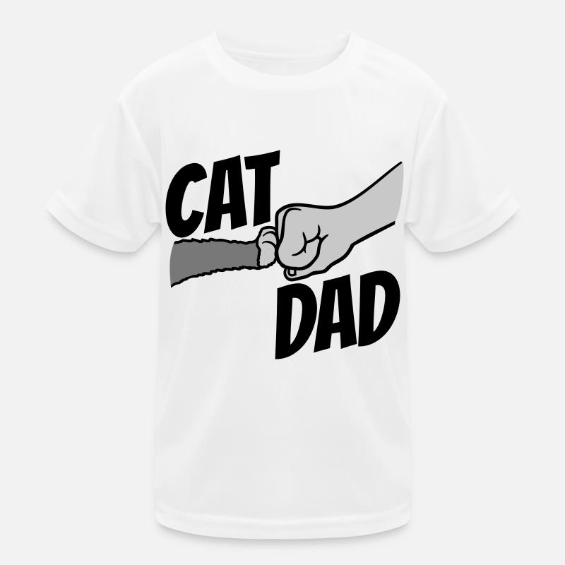 Conception du logo Cat Dad T-shirt sport Enfant