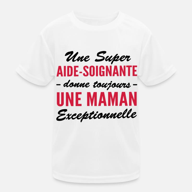 super aide-soignante - maman exceptionnelle T-shirt sport Enfant