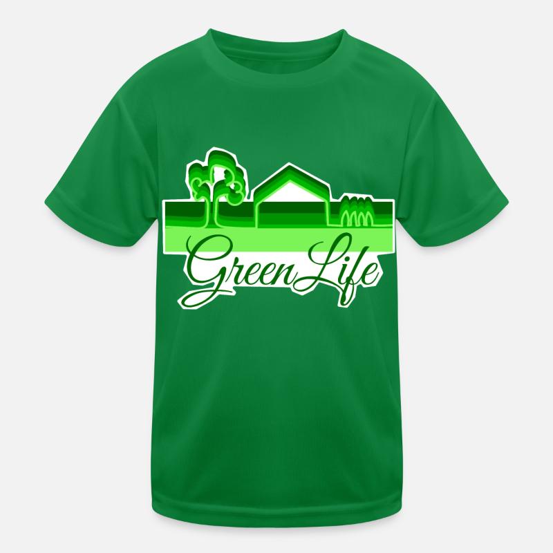 Green life Kids Functional T-Shirt